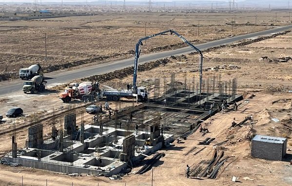 عکس از آرشیو پیشرفت فیزیکی پروژه نهضت ملی مسکن در صالحآباد ۴۰ درصد است