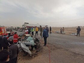 مادر و کودک قربانی جاده غیر ایمن بردسکن