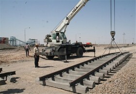 پیشرفت ۸۰ درصدی ساخت پروژه راه‌آهن زاهدان - چابهار