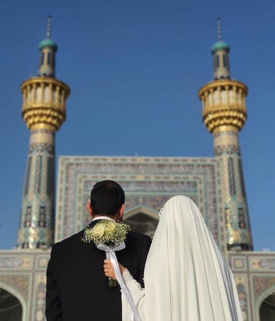 عکس تزئینی است نذری از جنس عشق؛ روایت ازدواجهای آسمانی در حرم رضوی