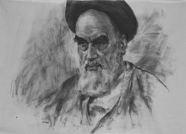 طراح: علیرضا مقدم هنر در نگاه امام خمینی(ره) زبان بیان حقیقت و تمدن سازی الهی است