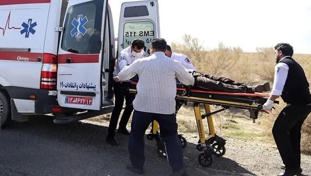 واژگونی خودرو در جاده مهنه - گناباد با یک کشته و ۴ مصدوم