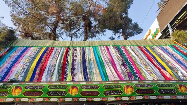 به حرکت درآوردن بزرگترین نخل در جنوب خراسان رضوی تجلی عشق و ارادت به امام حسین(ع)