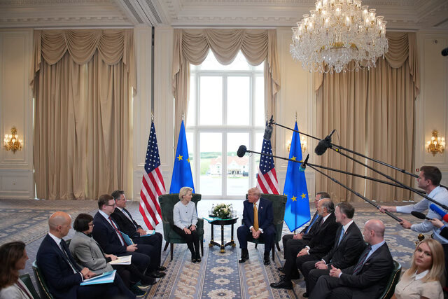 توافق آمریکا و اتحادیه اروپا با تعرفههای پایینتر توافق آمریکا و اتحادیه اروپا با تعرفههای پایینتر