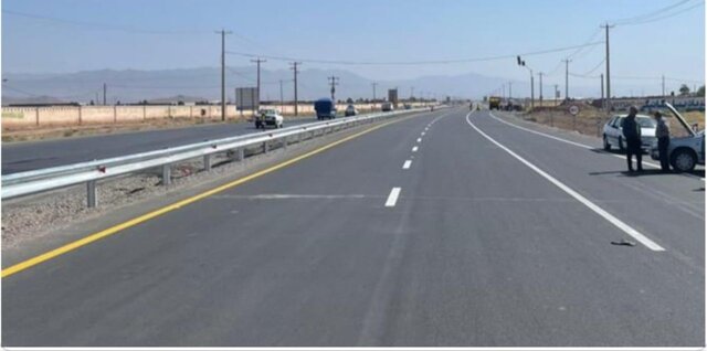 ۳.۵ کیلومتر از باند دوم محور تربت‌ حیدریه - دولت‌ آباد بازگشایی شد