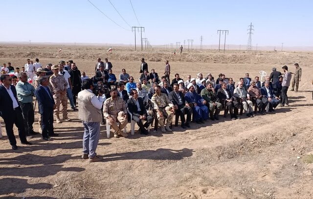 آئین بهرهبرداری و احیای ۱۰۳۱ کیلومتر شبکه آبرسانی کشاورزی روستاهای کشور در سرخس برگزار شد