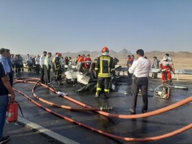 تصادف مرگبار در جاده رشتخوار - تربت‌ حیدریه با ۳ کشته