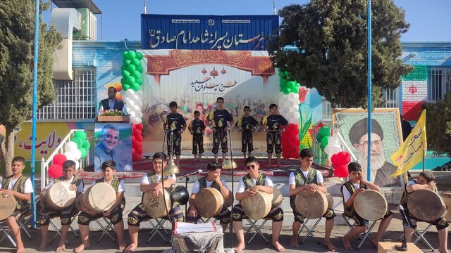ضرب پهلوانی در مدارس خراسان رضوی به صدا درمی‌آید