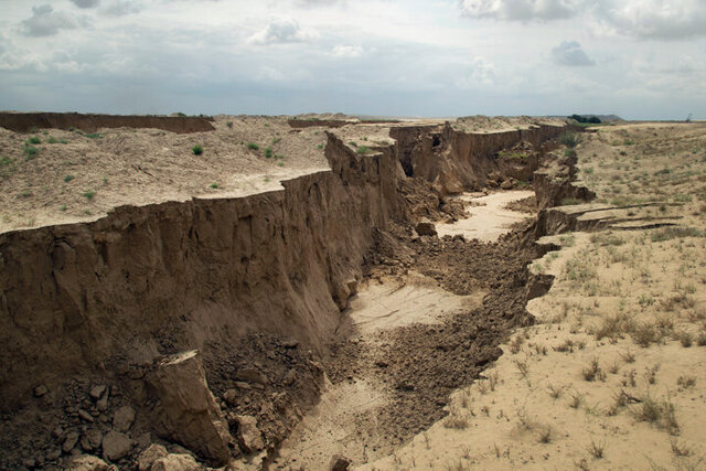 فرسایش خاک در خراسان رضوی از میانگین جهانی پیشی گرفته است