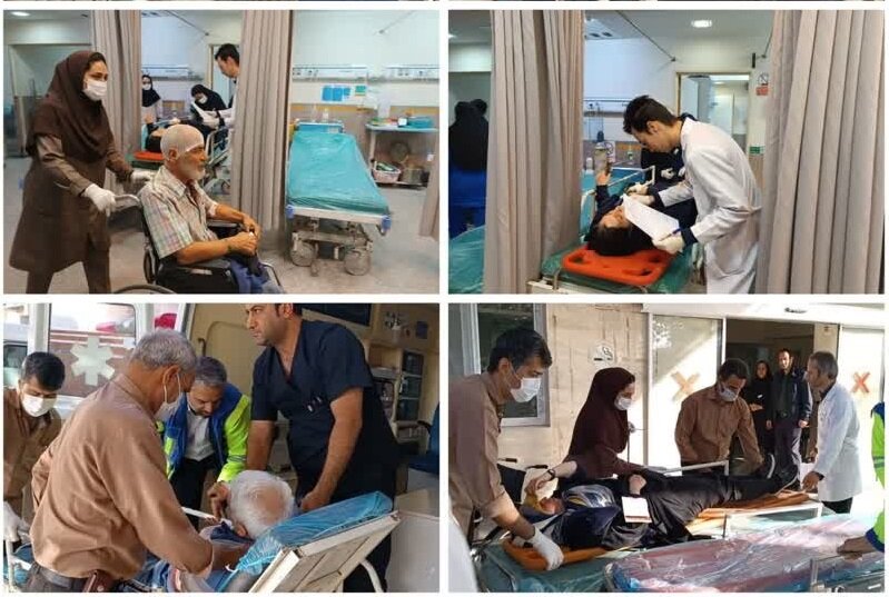 خواب آلودگی راننده موجب انحراف اتوبوس در جاده سبزوار و مصدومیت ۲۸ نفر شد