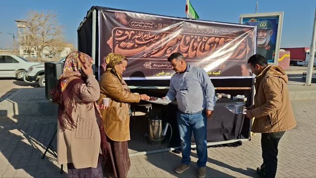 برای نخستینبار در نقطه صفر مرزی، آیین باشکوه عزاداری شهادت حضرت زهرا(س) برگزار شد