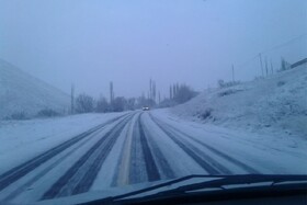 کولاک در گردنه‌های بید و برغمد محور جوین_سبزوار و دشواری تردد