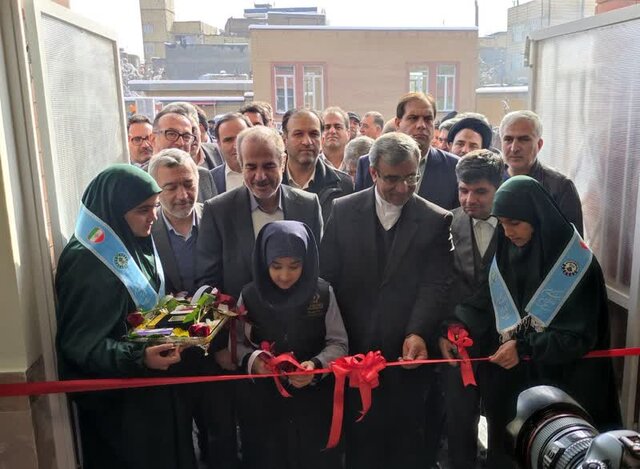 افتتاح هنرستان دخترانه ۱۲ کلاسه والفجر با حضور استاندار خراسان رضوی