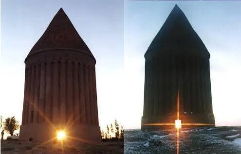 رادکان؛ ساعت آفتابی به مقیاس فصل