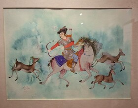 از نگارگری کلاسیک تا نقاشی معاصر، در نمایشگاه «چشم بلورین»