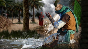 حضرت عباس(ع)؛ آیینه تمام‌نمای وفا در اشعار موسوی گرمارودی