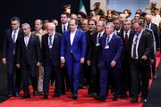 ترقی: حضور گسترده هیات‌های خارجی در مراسم تشییع نشان داد ایران در برابر آمریکا تنها نیست