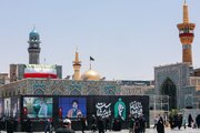 محدودیت تشرف به صحن‌ها و رواق‌های مرکزی حرم مطهر از ظهر چهارشنبه تا پایان مراسم تدفین