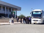 انتقال مسافران قطارهای متوقف شده با بهره‌گیری از ۷۰ دستگاه اتوبوس
