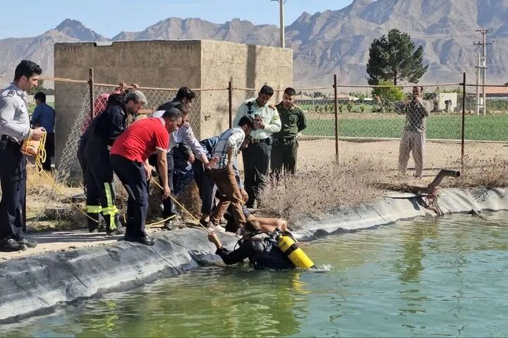 مرگ ۲ نوجوان در استخر ذخیره آب کشاورزی کوهسرخ