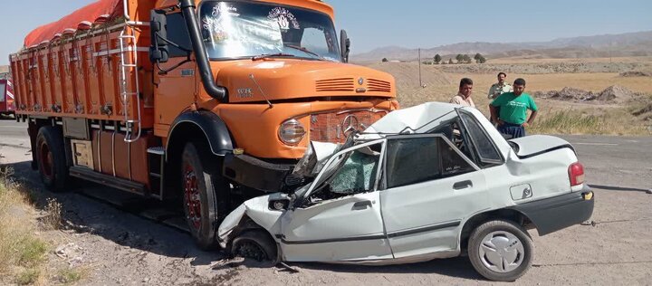انحراف به چپ پراید منجر به مرگ مادر و دو فرزند شد
