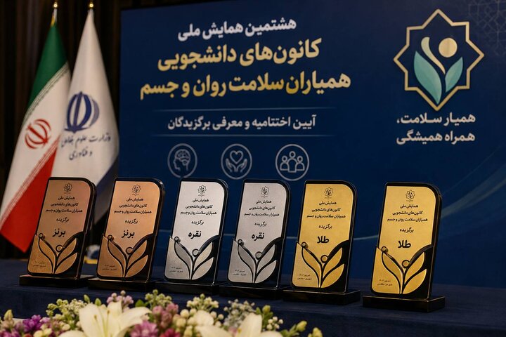 برگزیدگان هشتمین همایش ملی کانون‌های دانشجویی همیاران سلامت معرفی شدند