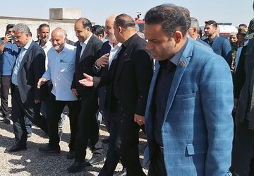افتتاح طرح آبرسانی شهر بجستان با حضور وزیر نیرو