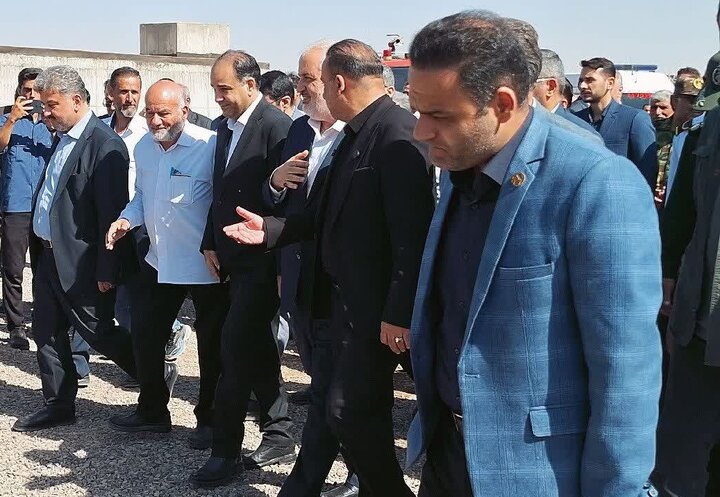 افتتاح طرح آبرسانی شهر بجستان با حضور وزیر نیرو