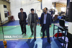 بازدید مدیر پشتیبانی ساخت و تامین کالای شرکت ملی نفت ایران از خط تولید مته حفاری جهاد دانشگاهی