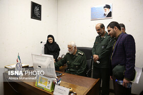 بازدید معاون هماهنگ‌کننده سپاه خوزستان از ایسنا