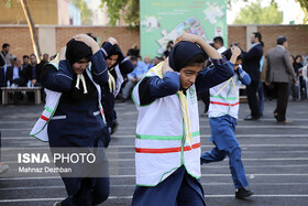 مانور سراسری زلزله و ایمنی در مدارس خوزستان