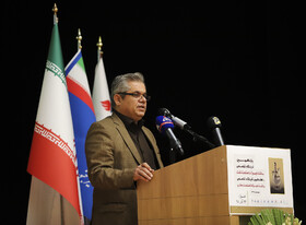 سخنرانی علیخانی معاون شرکت ملی نفت ایران در امور تولید در مراسم افتتاح یازدهمین نمایشگاه صنعت نفت خوزستان