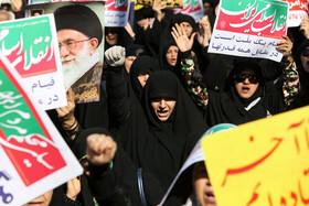 راهپیمایی مردم اهواز در حمایت از اقتدار کشور