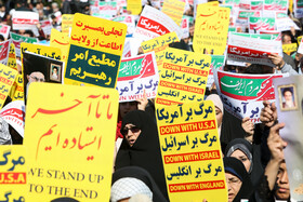 راهپیمایی مردم اهواز در حمایت از اقتدار کشور