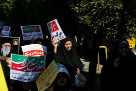 راهپیمایی مردم اهواز در حمایت از اقتدار کشور