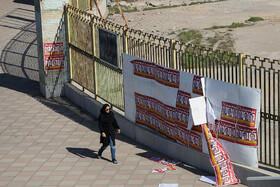 جمع‌آوری تبلیغات غیرمجاز کاندیداهای انتخابات مجلس از سطح شهر