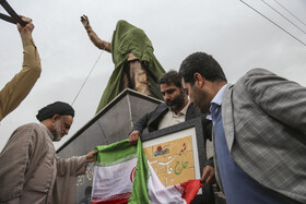 رونمایی از تندیس سردار سلیمانی در اهواز