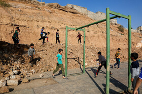 در حاشیه بازدید وزیر راه و شهرسازی از مراسم عملیات اجرایی طرح بهسازی شیروانیهای ناپایدار خیابان ۴ خالدی منطقه منبع آب اهواز