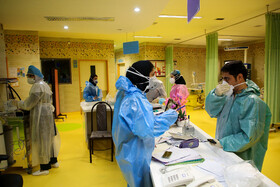 بیمارستان کودکان ابوذر اهواز در روزهای کرونایی