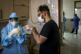 تست سرپایی کرونا در اهواز