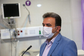 سخنرانی دکتر ابول نژادیان سرپرست دانشگاه علوم پزشکی جندی شاپور اهواز در مراسم تقدیر از حافظان سلامت در بیمارستان رازی اهواز