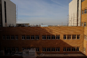 بازدید رئیس بنیاد مستضعفان از ساختمان جدید بیمارستان طالقانی آبادان 