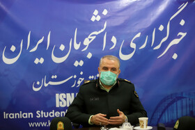 حضور فرمانده ناجا خوزستان در ایسنا