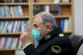 حضور فرمانده ناجا خوزستان در ایسنا