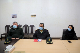 حضور فرمانده ناجا خوزستان در ایسنا