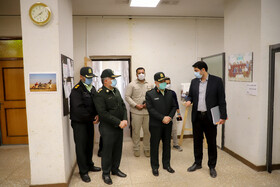 حضور فرمانده انتظامی خوزستان در ایسنا