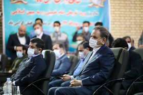  اسحاق جهانگیری، معاون اول رئیس جمهور در  آیین افتتاح فاز اول کارخانه پارس کیمیا کلر خوزستان