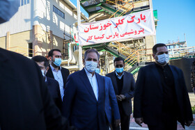 آیین افتتاح فاز اول کارخانه پارس کیمیا کلر خوزستان با حضور معاون اول رئیس جمهور