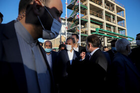 آیین افتتاح فاز اول کارخانه پارس کیمیا کلر خوزستان با حضور معاون اول رئیس جمهور