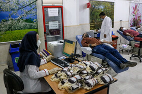 اهدای خون در اولین شب قدر - اهواز